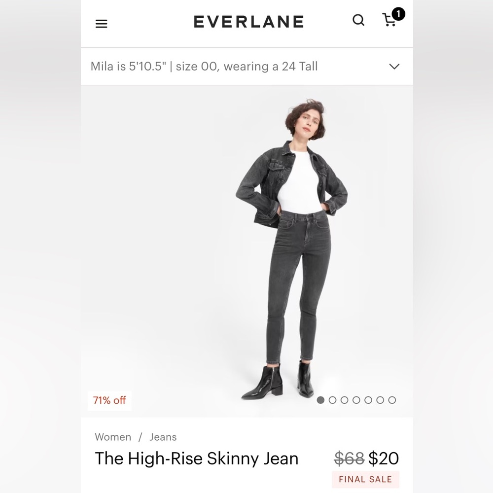 Everlane The High-Rise Skinny Jean